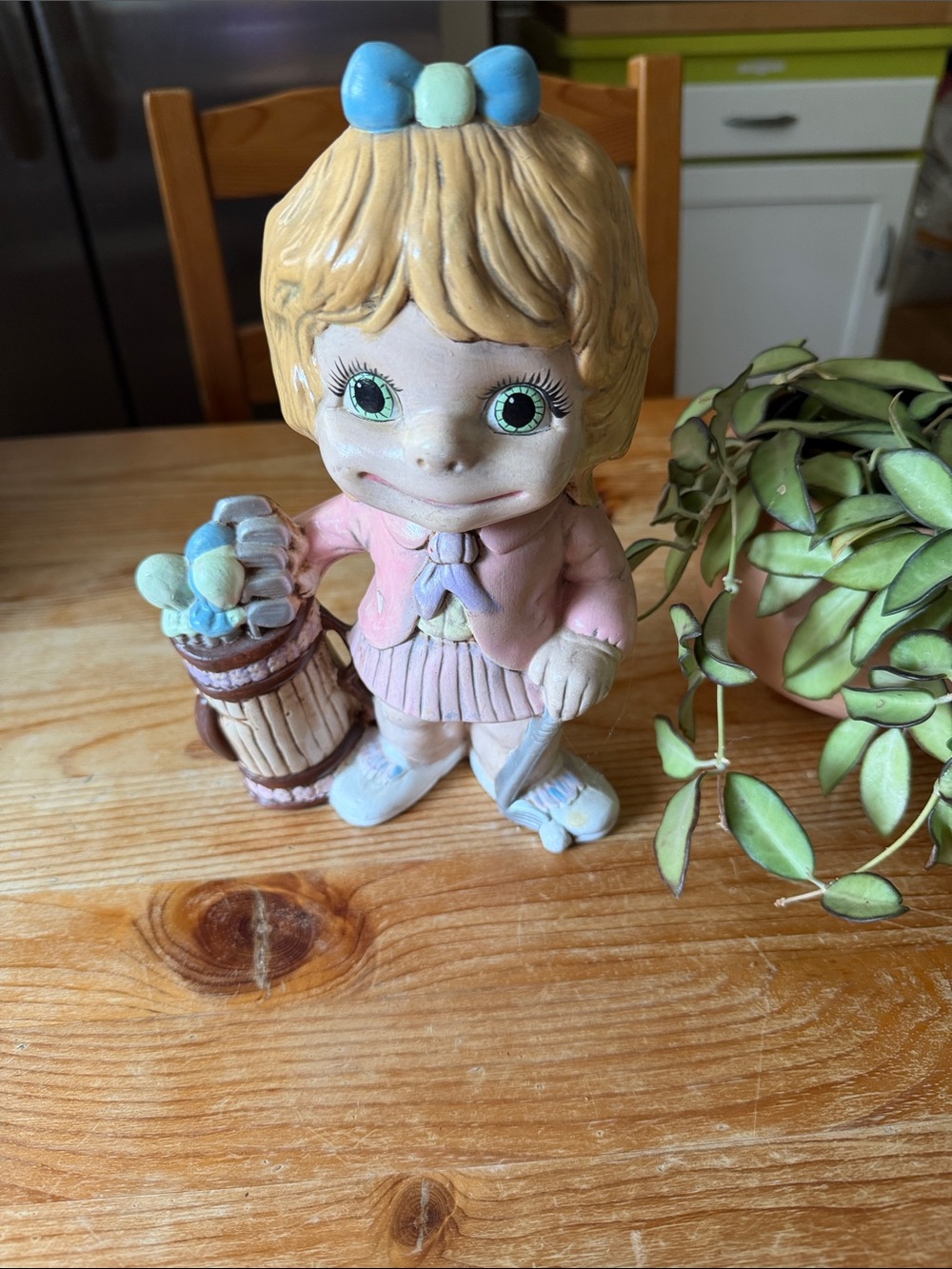 Vintage Ceramic Golf Girl Figurine